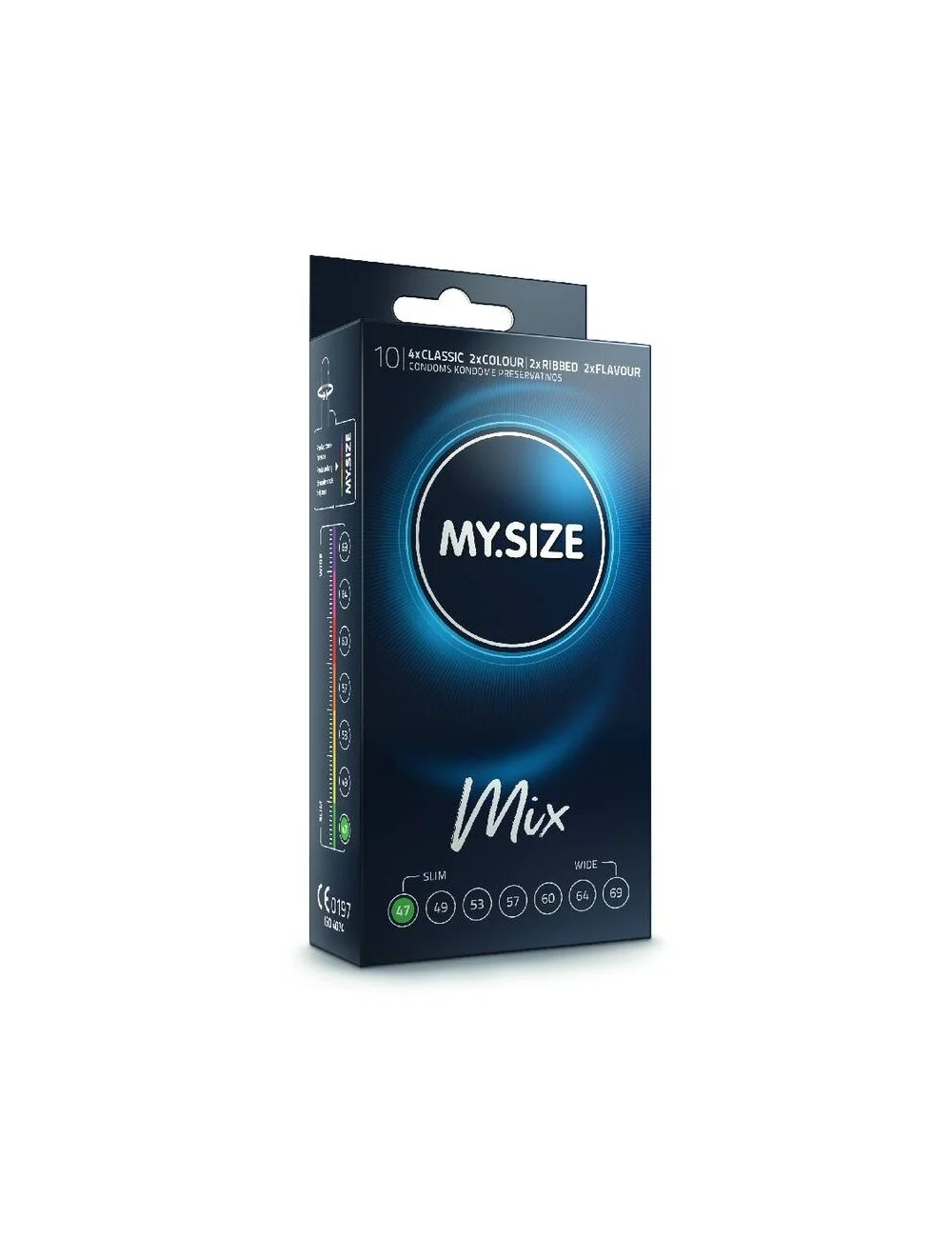 MY SIZE - MIX PRESERVATIVI 47 MM 10 UNIT MY SIZE - MIX PRESERVATIVI 47 MM 10 UNIT