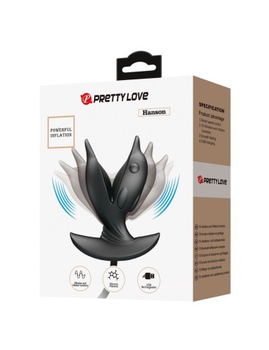 PRETTY LOVE - PLUG ANALE DELFIN GONFIABILE E RICARICABILE