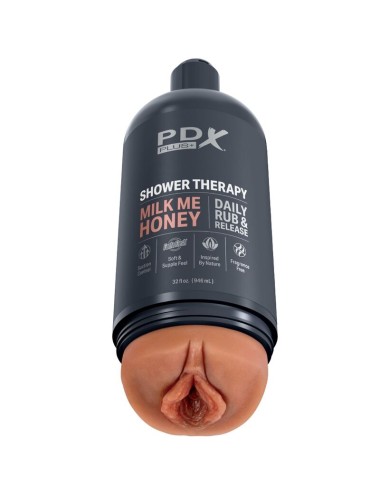 PDX PLUS - MASTURBATORE STROKER DESIGN DISCRETO DELLA BOTTIGLIA MILK ME HONEY CANDY SHAMPOO