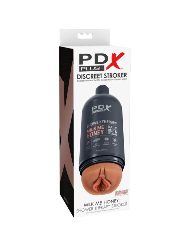 PDX PLUS - MASTURBATORE STROKER DESIGN DISCRETO DELLA BOTTIGLIA MILK ME HONEY CANDY SHAMPOO