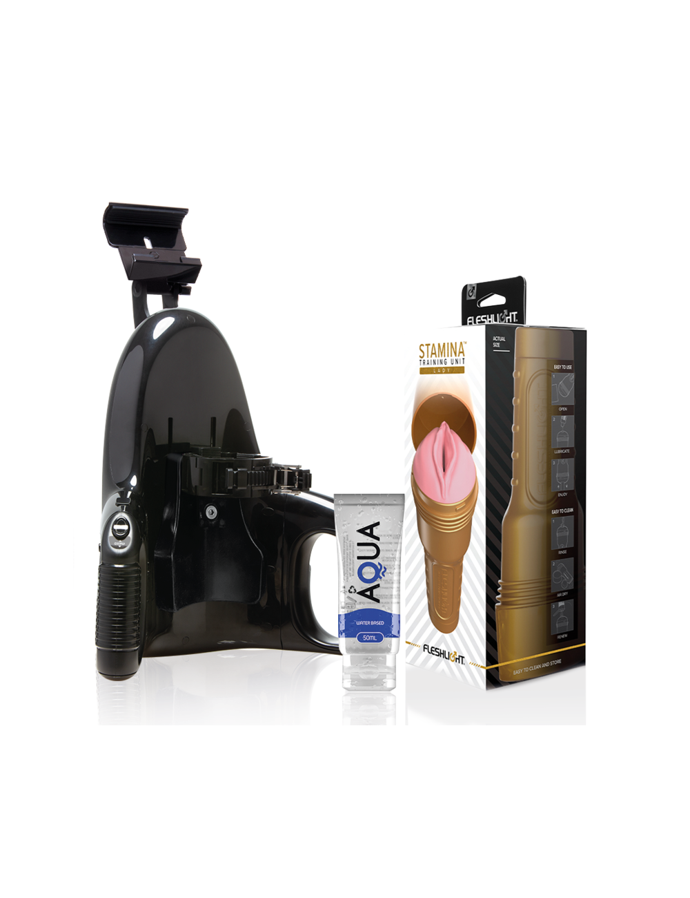 FLESHLIGHT - UNIT DI ALLENAMENTO PINK LADY STAMINA + LANCIO UNIVERSALE + LUBRIFICANTE AQUA QUALITÀ 50 ML FLESHLIGHT - UNIT DI ALLENAMENTO PINK LADY STAMINA + LANCIO UNIVERSALE + LUBRIFICANTE AQUA QUALITÀ 50 ML