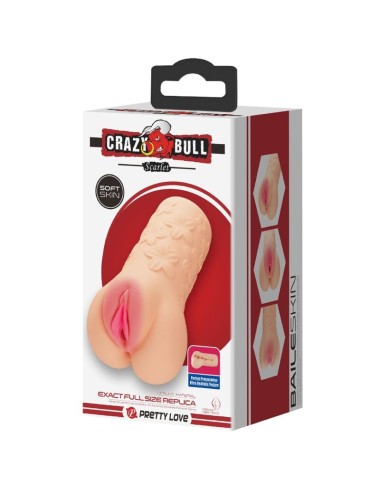 CRAZY BULL - MASTUBADOR A FORMA DI VAGINA SCARLATTO