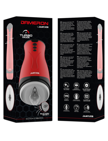 JAMYJOB - MASTURBATORE DAMERON CON ASPIRAZIONE E VIBRAZIONE
