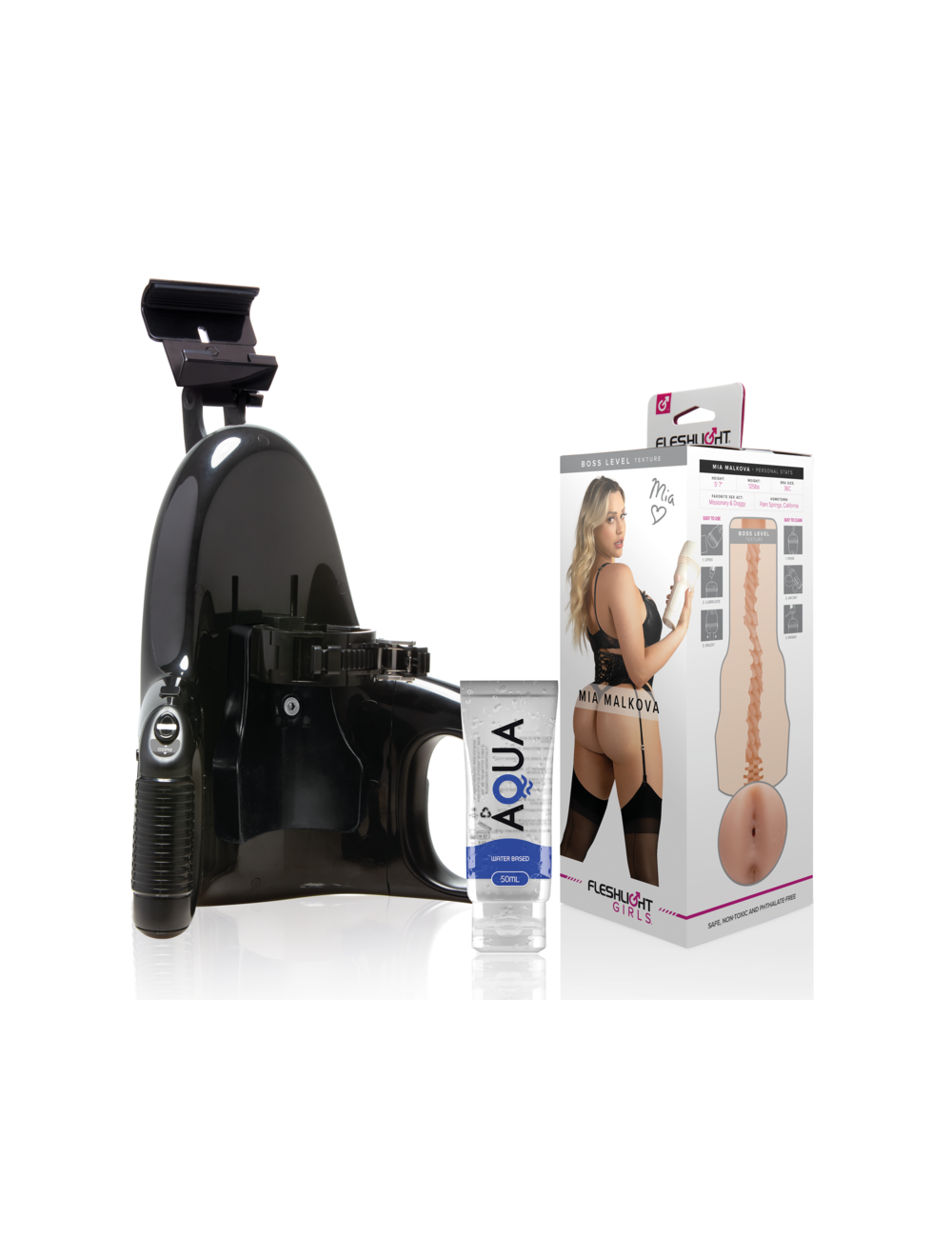 FLESHLIGHT - MIA MALKOVA BOSS LEVEL + LANCIO UNIVERSALE + LUBRIFICANTE AQUA QUALITÀ 50 ML FLESHLIGHT - MIA MALKOVA BOSS LEVEL + LANCIO UNIVERSALE + LUBRIFICANTE AQUA QUALITÀ 50 ML