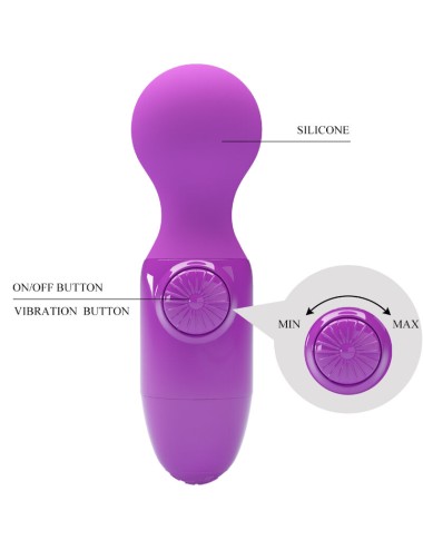 PRETTY LOVE - MINI MASSAGGIATORE PERSONALE VIOLA