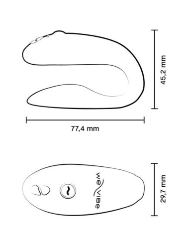 WE-VIBE - SYNC GO DUAL STIMOLATORE VIOLA