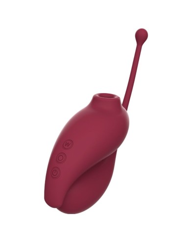 ADRIEN LASTIC - VENTOSA CLITORIDE ISPIRAZIONE + UOVO VIBRANTE ROSSO - APP GRATUITA