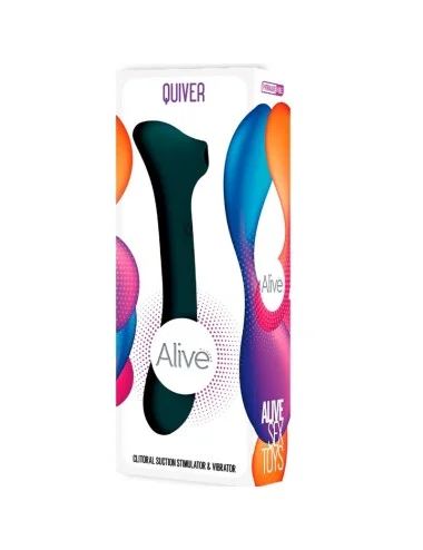 ALIVE - VENTOSA QUIVER E VIBRATORE VERDE