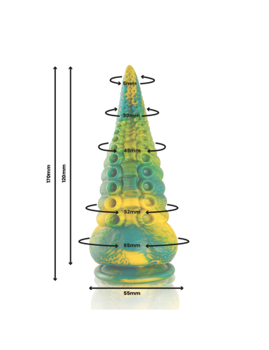 EPIC - DILDO TENTACOLO VERDE CETUS TAGLIA PICCOLA