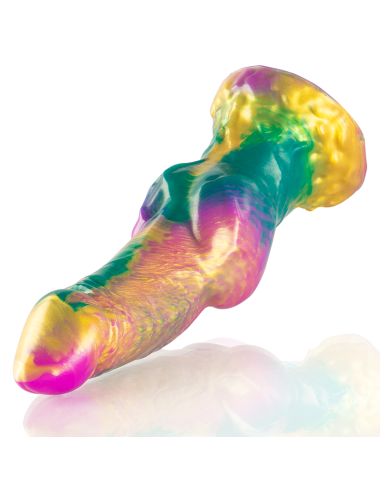 EPIC - DILDO IRIS CON TESTICOLI ARCOBALENO DI PIACERE