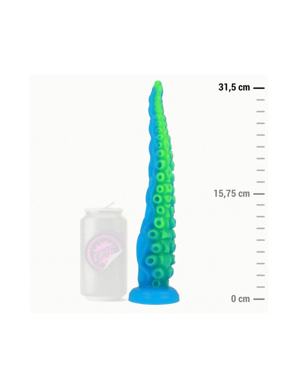 EPIC - DILDO FLUORESCENTE CON TENTACOLI SOTTILI DI SCYLLA DIMENSIONI GRANDI EPIC - DILDO FLUORESCENTE CON TENTACOLI SOTTILI DI SCYLLA DIMENSIONI GRANDI