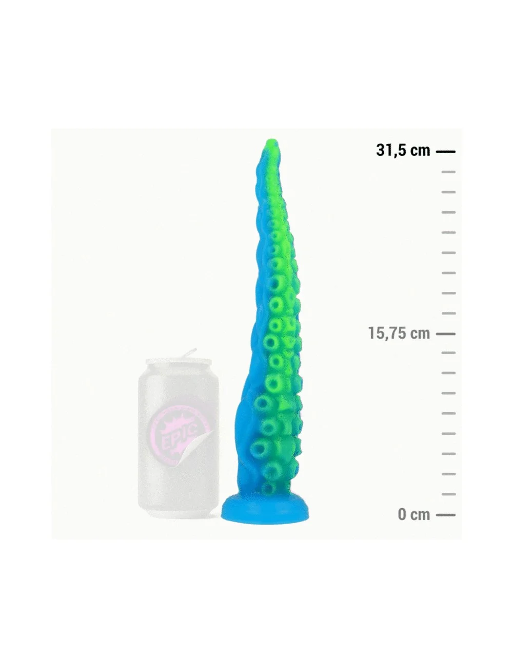 EPIC - DILDO FLUORESCENTE CON TENTACOLI SOTTILI DI SCYLLA DIMENSIONI GRANDI EPIC - DILDO FLUORESCENTE CON TENTACOLI SOTTILI DI SCYLLA DIMENSIONI GRANDI