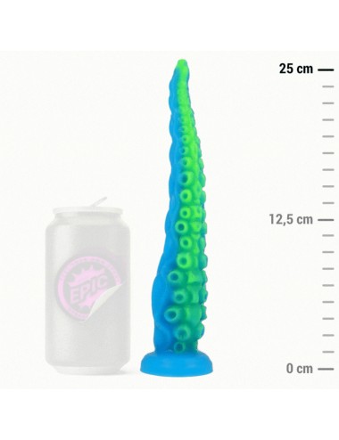 EPIC - DILDO FLUORESCENTE CON TENTACOLI SOTTILI DI SCYLLA TAGLIA PICCOLA