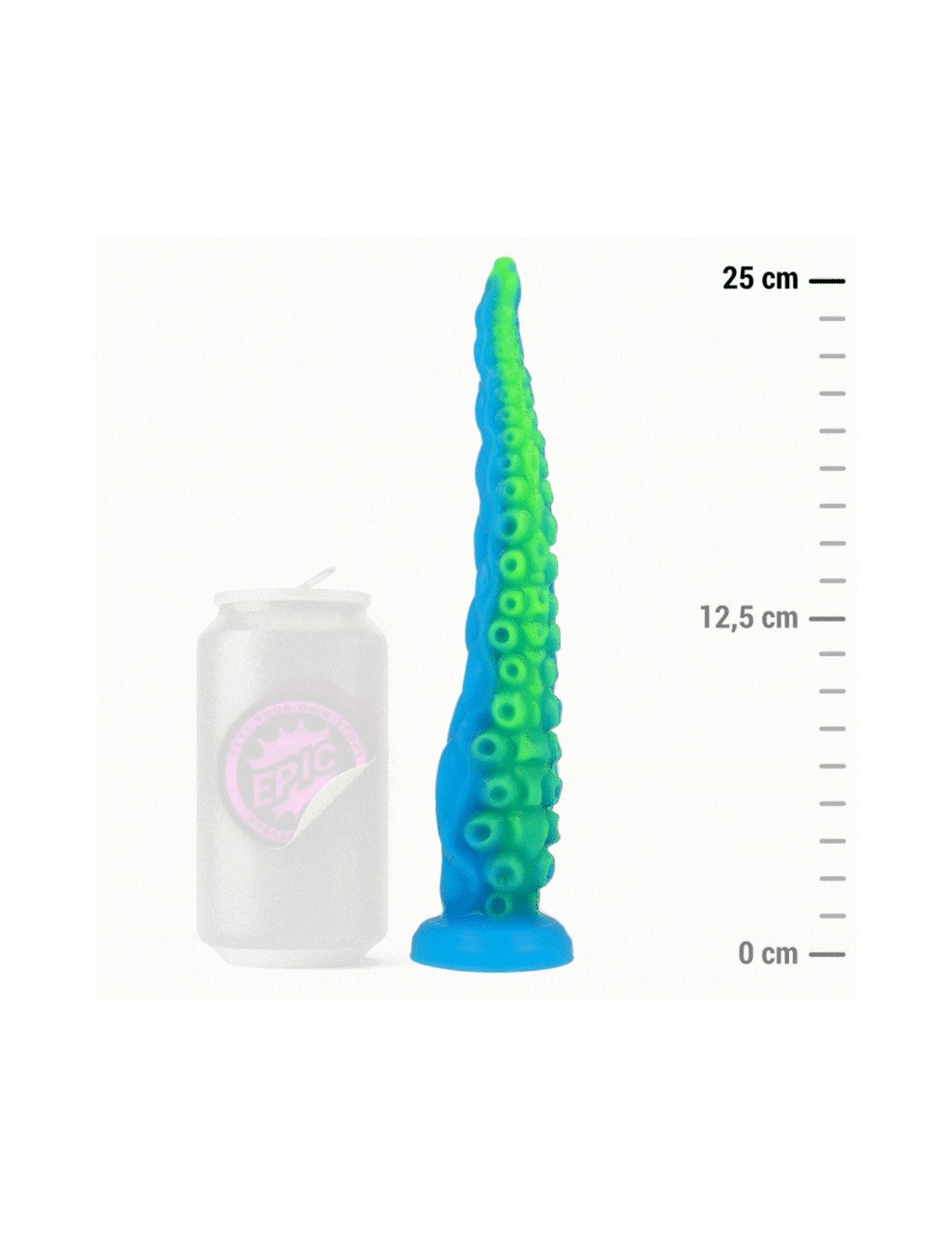 EPIC - DILDO FLUORESCENTE CON TENTACOLI SOTTILI DI SCYLLA TAGLIA PICCOLA EPIC - DILDO FLUORESCENTE CON TENTACOLI SOTTILI DI SCYLLA TAGLIA PICCOLA
