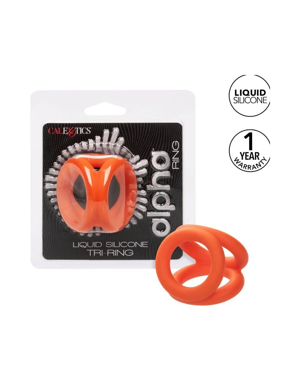 CALIFORNIA EXOTICS - ALPHA TRI-RING ARANCIONE CALIFORNIA EXOTICS - ALPHA TRI-RING ARANCIONE