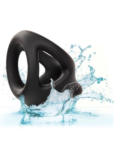 CALIFORNIA EXOTICS - ALPHA ANELLO DUAL CAGE NERO