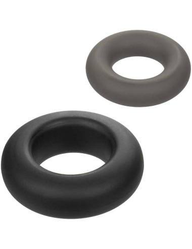 CALIFORNIA EXOTICS - ALPHA SET DI 2 ANELLI PROLONG GRIGIO