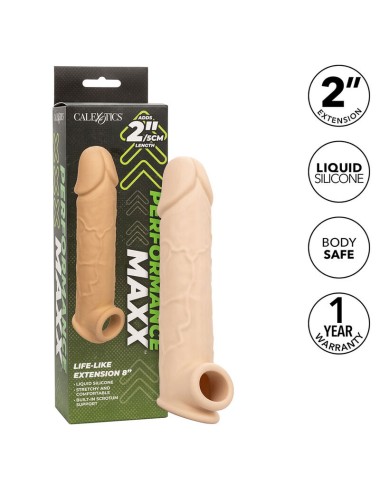 CALIFORNIA EXOTICS - PERFORMANCE MAXX LIFE-LIKE EXTENSION 8 PELLE CHIARA