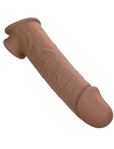 CALIFORNIA EXOTICS - PERFORMANCE MAXX LIFE-LIKE EXTENSION 8 PELLE MARRONE