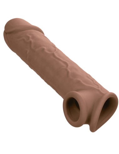 CALIFORNIA EXOTICS - PERFORMANCE MAXX LIFE-LIKE EXTENSION 8 PELLE MARRONE