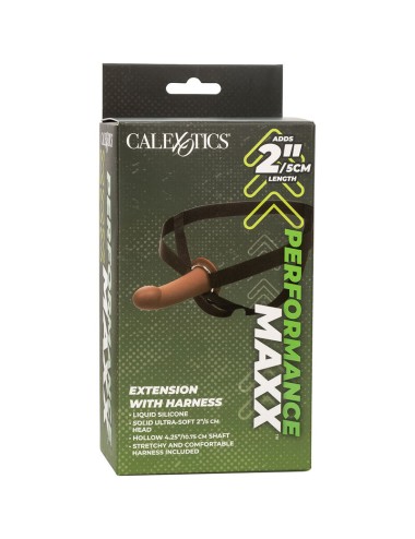 CALIFORNIA EXOTICS - ESTENSIONE MAXX PERFORMANCE CON PELLE MARRONE