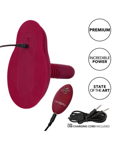 CALIFORNIA EXOTICS - MASSAGGIATORE PILOTA TELECOMANDO DOPPIO MOTORE ROSSO