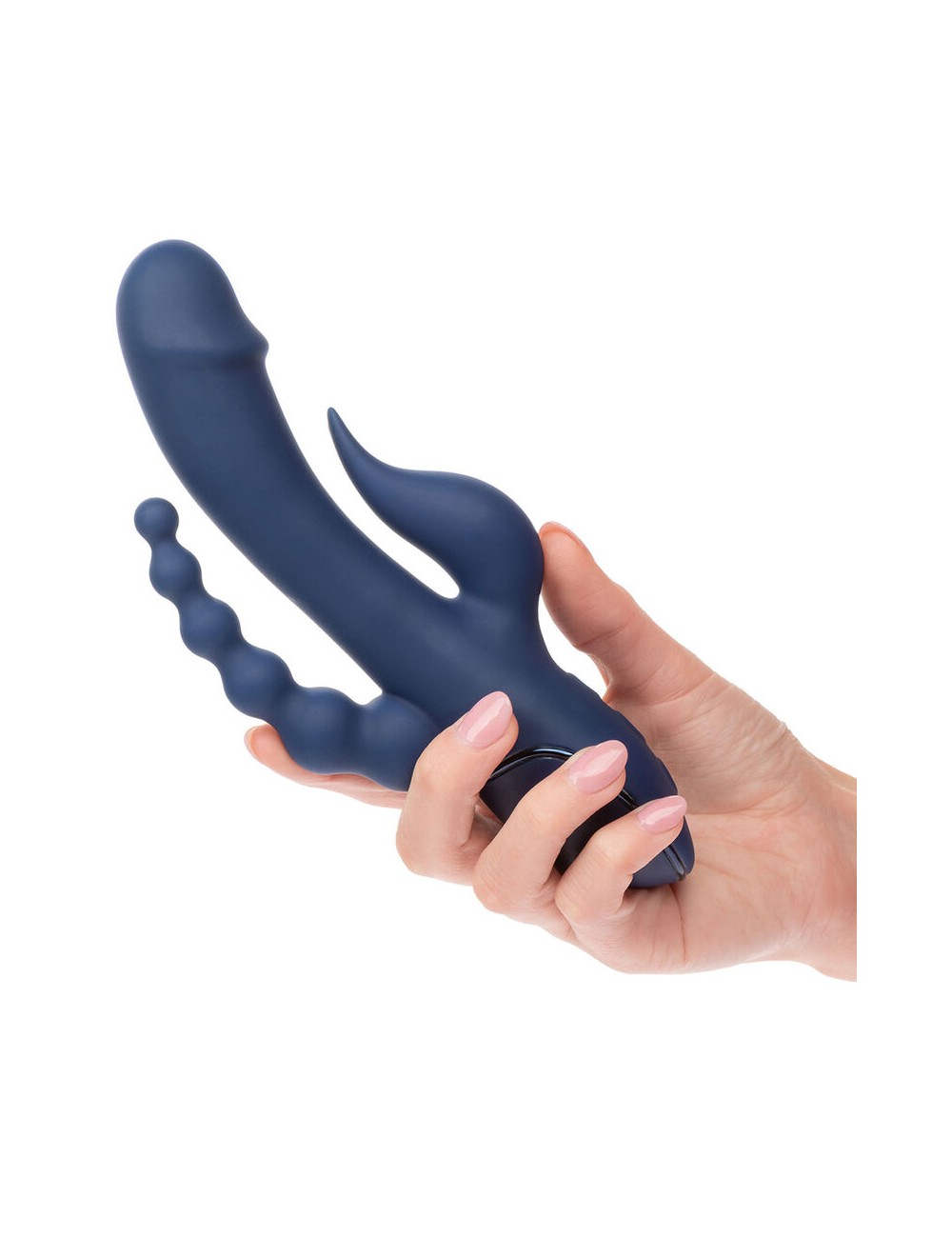 CALIFORNIA EXOTICS - VIBRATORE TRIPLO ORGASMO BLU CALIFORNIA EXOTICS - VIBRATORE TRIPLO ORGASMO BLU