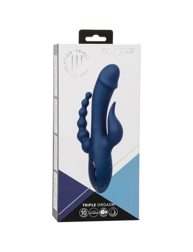 CALIFORNIA EXOTICS - VIBRATORE TRIPLO ORGASMO BLU