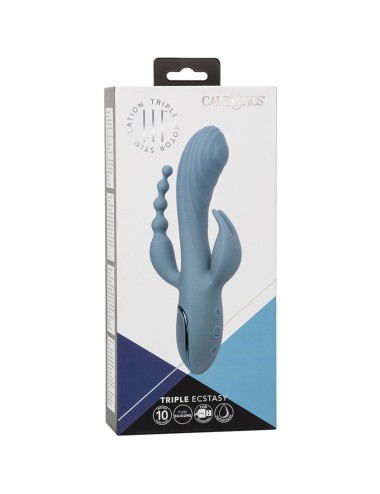 CALIFORNIA EXOTICS - VIBRATORE TRIPLE ECSTASY GRIGIO