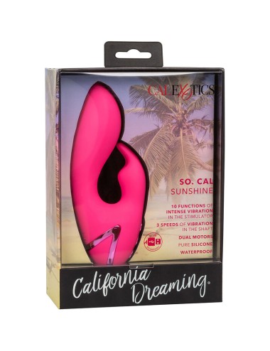 CALIFORNIA EXOTICS - SO. VIBRATORE CAL SUNSHINE RABBIT FUCSIA DI CALIFORNIA DREAMING