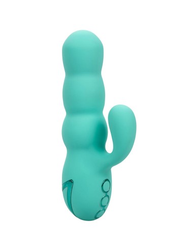 CALIFORNIA EXOTICS - VIBRATORE DEL MAR DIVA RABBIR AQUA GREEN DI CALIFORNIA DREAMING