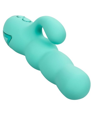 CALIFORNIA EXOTICS - VIBRATORE DEL MAR DIVA RABBIR AQUA GREEN DI CALIFORNIA DREAMING