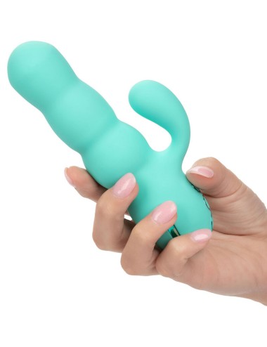 CALIFORNIA EXOTICS - VIBRATORE DEL MAR DIVA RABBIR AQUA GREEN DI CALIFORNIA DREAMING