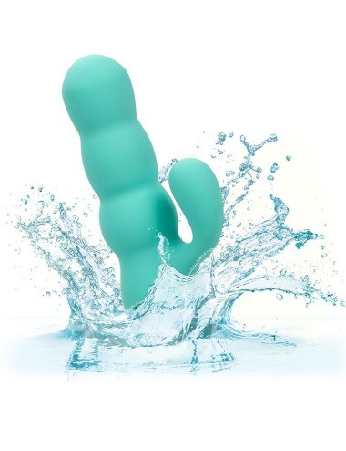 CALIFORNIA EXOTICS - VIBRATORE DEL MAR DIVA RABBIR AQUA GREEN DI CALIFORNIA DREAMING