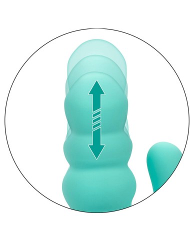 CALIFORNIA EXOTICS - VIBRATORE DEL MAR DIVA RABBIR AQUA GREEN DI CALIFORNIA DREAMING