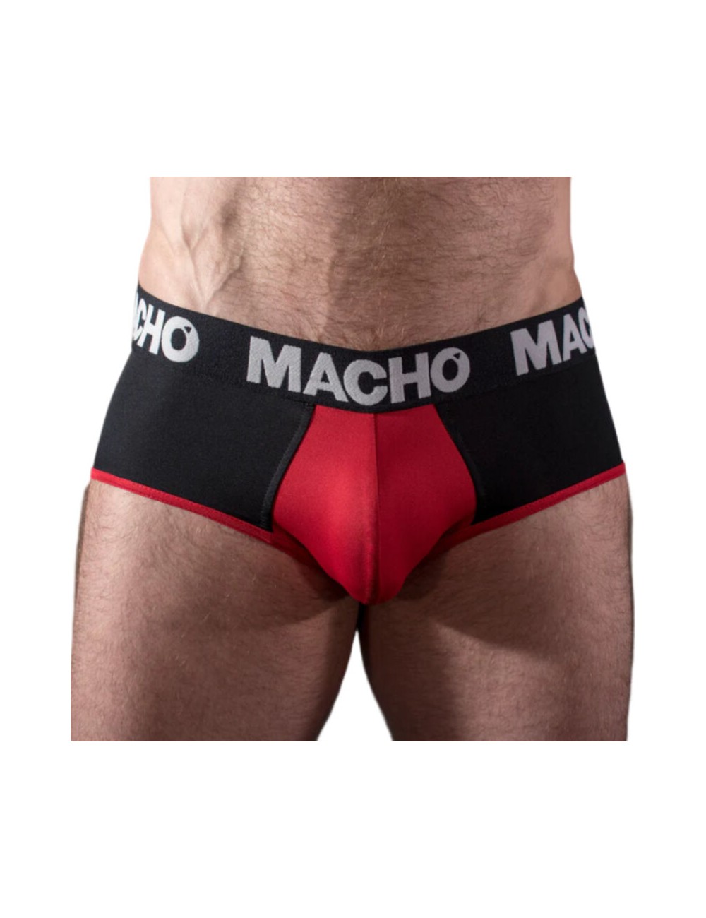 MACHO - MS26N SLIP NERO/ROSSO L MACHO - MS26N SLIP NERO/ROSSO L