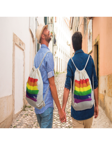 PRIDE - ZAINO BANDIERA LGBT IN COTONE