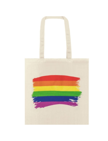 PRIDE - BORSA BANDIERA LGBT IN COTONE