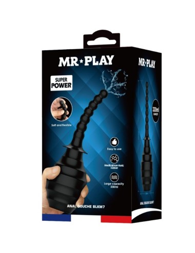 MR PLAY - POTENTE VIBRATORE TELECOMANDO PLUG ANALE NERO