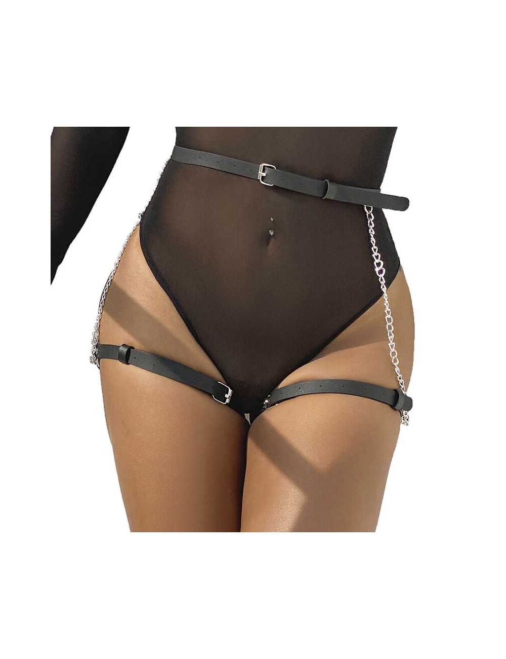 SUBBLIME - CINTURA IN PELLE NERA TAGLIA UNICA SUBBLIME - CINTURA IN PELLE NERA TAGLIA UNICA
