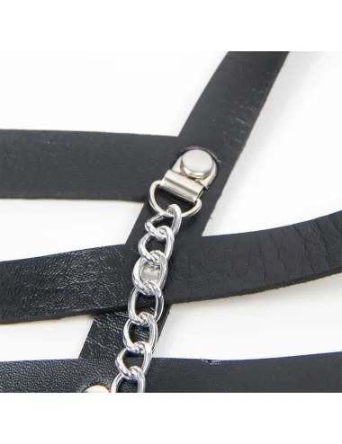 SUBBLIME - IMBRACATURA A CORSETTO CON CATENA DETTAGLIO TAGLIA UNICA