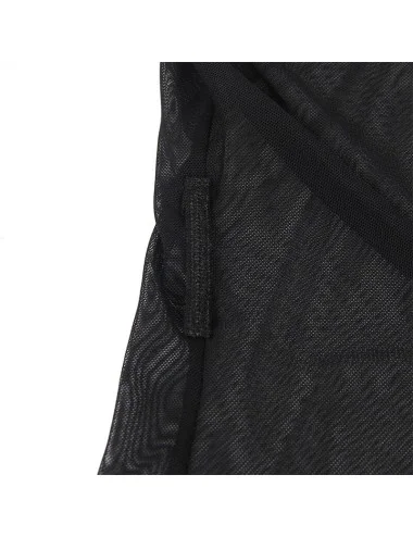 SUBBLIME - VESTAGLIA IN TESSUTO TRASPARENTE CON DETTAGLI IN PIZZO NERO S/M