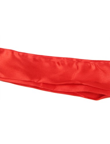 SUBBLIME - VESTAGLIA IN TESSUTO TRASPARENTE CON DETTAGLI IN PIZZO ROSSO S/M