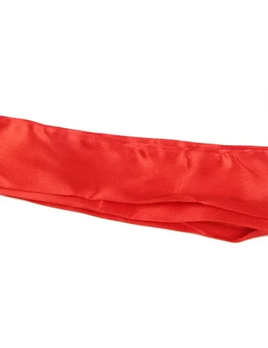 SUBBLIME - VESTAGLIA IN TESSUTO TRASPARENTE CON DETTAGLI IN PIZZO ROSSO S/M