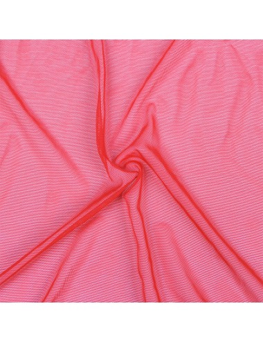 SUBBLIME - VESTAGLIA IN TESSUTO TRASPARENTE CON DETTAGLI IN PIZZO ROSSO S/M