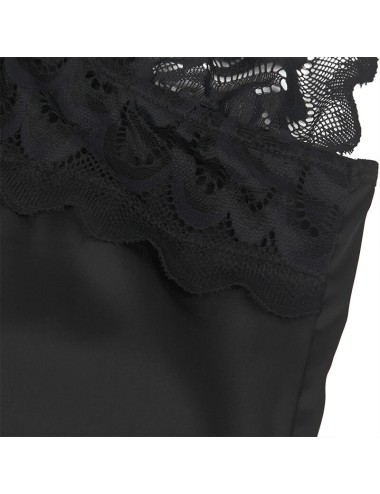 SUBBLIME - BABYDOLL CON PETTO STAMPA FLOREALE NERO S/M