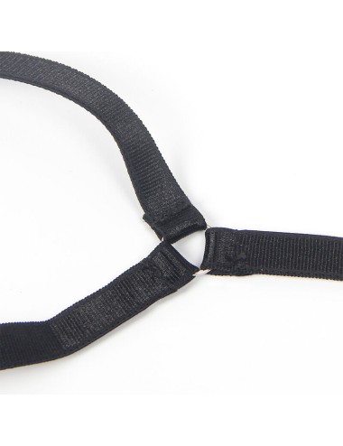 SUBBLIME - COSTUME POLIZIA CORPO IN PIZZO NERO L/XL