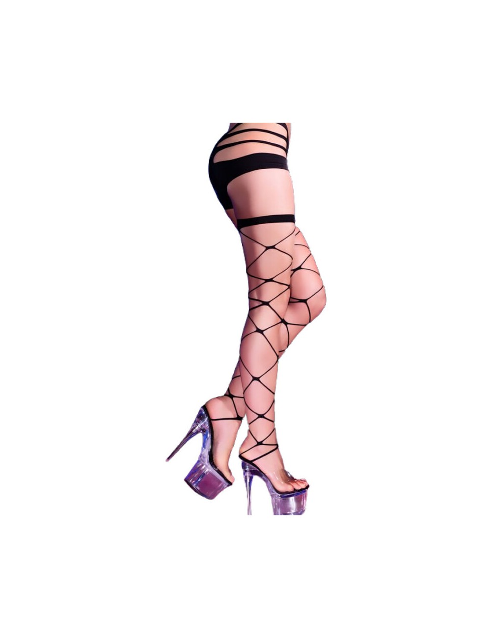 CHILIROSE - CR 4264 COLLANT CABARET NERO S/M