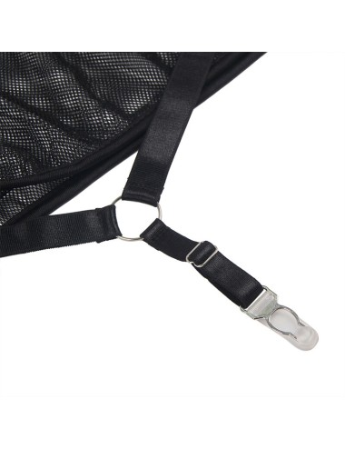 SUBLLIME - ABITO TRASPARENTE CON SCOLLO ALLACQUA NERO S/M