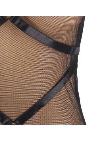 SUBLLIME - ABITO TRASPARENTE CON SCOLLO ALLACQUA NERO L/XL